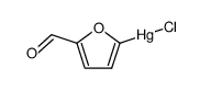 5-甲酰基-2-呋喃基氯化汞 结构式