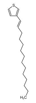 ((E)-3-Tetradec-1-enyl)-thiophene 结构式