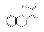 1-(3,4-二氢-2(1H)-异喹啉基)-2-甲基-2-丙烯-1-酮 结构式