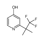 2-(1,1,1-三氟-2-甲基丙-2-基)吡啶-4(1H)-酮 结构式