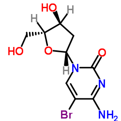 5-溴-2'-脱氧胞苷 结构式