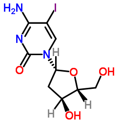 5-碘-2'-脱氧胞苷 结构式