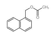 Acetic acid (1-naphtyl)methyl ester 结构式