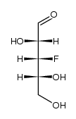 3-脱氧-3-氟-D-阿拉伯糖 结构式