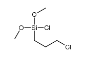 氯(3-氯丙基)二甲氧基硅烷 结构式