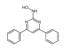 N-羟基-4,6-二苯基-2-嘧啶胺 结构式