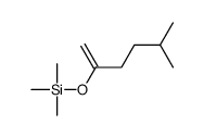 Silane, trimethyl[(4-methyl-1-methylenepentyl)oxy]- 结构式