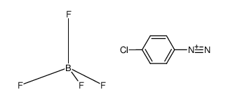 4-氯苯重氮四氟硼酸盐 结构式