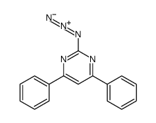 2-叠氮基-4,6-二苯基嘧啶 结构式