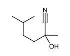 2-羟基-2,5-二甲基己腈 结构式