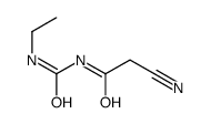 1-氰乙酰基-3-乙基脲 结构式