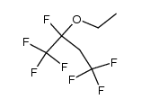 2-乙氧基-1,1,1,2,4,4,4-七氟丁烷 结构式