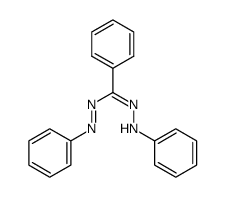 1,3,5-三苯基甲臜 结构式