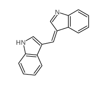 (Z)-3-((3H-indol-3-ylidene)methyl)-1H-indole 结构式