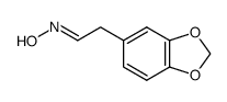 1,3-苯并二氧杂环戊烯-5-乙醛肟 结构式