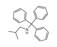 2-甲基-N-[三(苯基)甲基]丙-1-胺 结构式