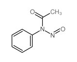 N-亚硝基-N-苯基乙酰胺 结构式