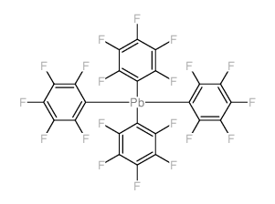 四(五氟苯基)铅 结构式