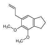 4,5-二甲氧基-6-烯丙基茚满 结构式