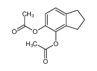 4,5-二乙酰氧基茚满 结构式