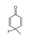 4-氟-4-甲基环己-2,5-二烯-1-酮 结构式