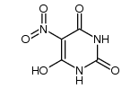 5-硝基嘧啶-2,4,6-三酚 结构式
