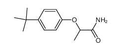 2-(4-叔丁基苯氧基)丙酰胺 结构式