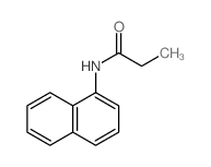 N-(1-萘基)丙酰胺 结构式