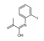 N-(2-碘苯基)-2-甲基-2-丙烯酰胺 结构式