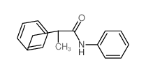 2-甲基-N,3-二苯基丙酰胺 结构式