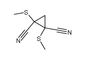 1,2-双(甲硫基)-1,2-环丙烷二腈 结构式