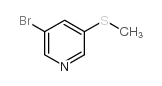 3-溴-5-(甲硫基)吡啶 结构式