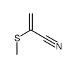 2-(甲硫基)-2-丙烯腈 结构式