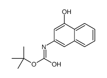 3-(叔丁氧基羰基)-α-萘酚 结构式