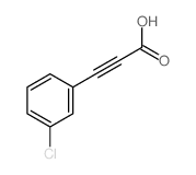 3-(3-氯苯基)丙-2-炔酸 结构式