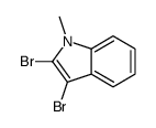 1H-Indole, 2,3-dibromo-1-methyl- 结构式