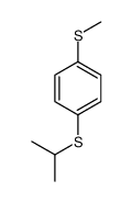 1-[(1-甲基乙基)硫代]-4-(甲硫基)苯 结构式