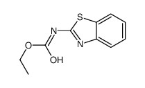 乙基1,3-苯并噻唑-2-基氨基甲酸酯 结构式