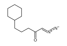 1-重氮-5-环己基-2-戊酮 结构式