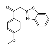 2-(苯并[d]噻唑-2-基)-1-(4-甲氧基苯基)乙酮 结构式