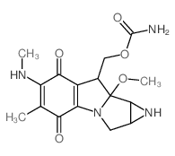 丝裂霉素C甲胺衍生物 结构式