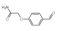 2-(4-甲酰基苯氧基)乙酰胺 结构式