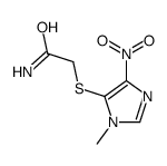 2-((1-甲基-4-硝基-1H-咪唑-5-基)硫代)-乙酰胺 结构式