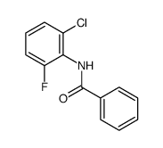 N-(2-氯-6-氟苯基)苯甲酰胺 结构式