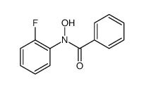 N-(2-氟苯基)-N-羟基苯甲酰胺 结构式