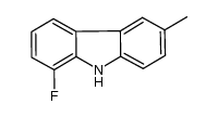 1-氟-6-甲基-9H-咔唑 结构式