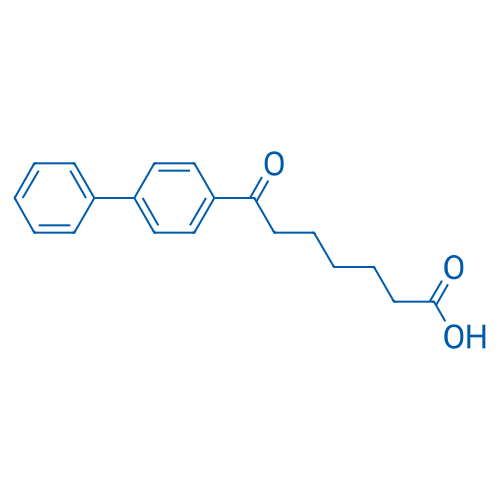 7-(4-联苯基)-7-氧代庚酸 结构式