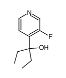 4-(1-羟基-1-乙基丙基)-3-氟吡啶 结构式