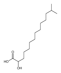 2-羟基-13-甲基十四烷酸 结构式