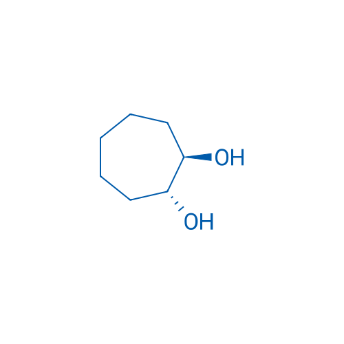 反式环庚烷-1,2-二醇 结构式